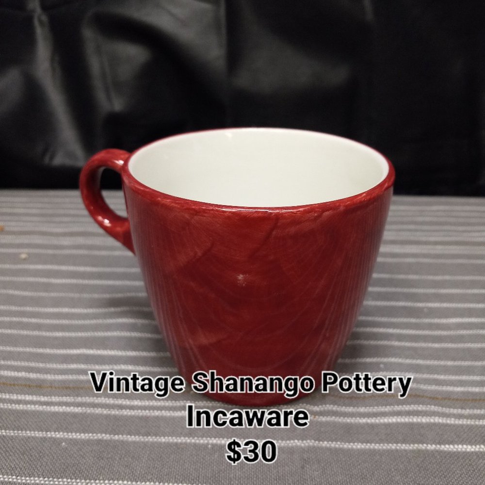VINTAGE SHANANGO POTTERY #'D MUG